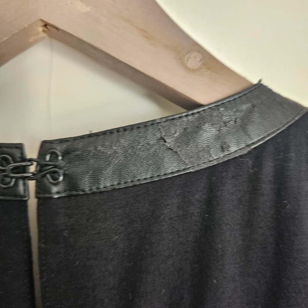 RACHEL ROY Asymmetrical Hem Sleeveless Size 4 Burgundy/Plum & Black Dress - Picture 7 of 10